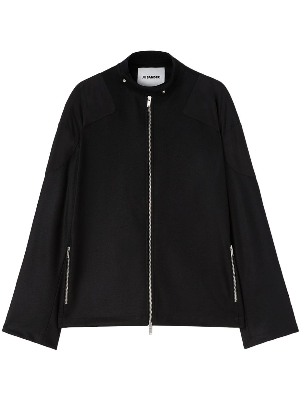 Zip-up biker jacket - Black