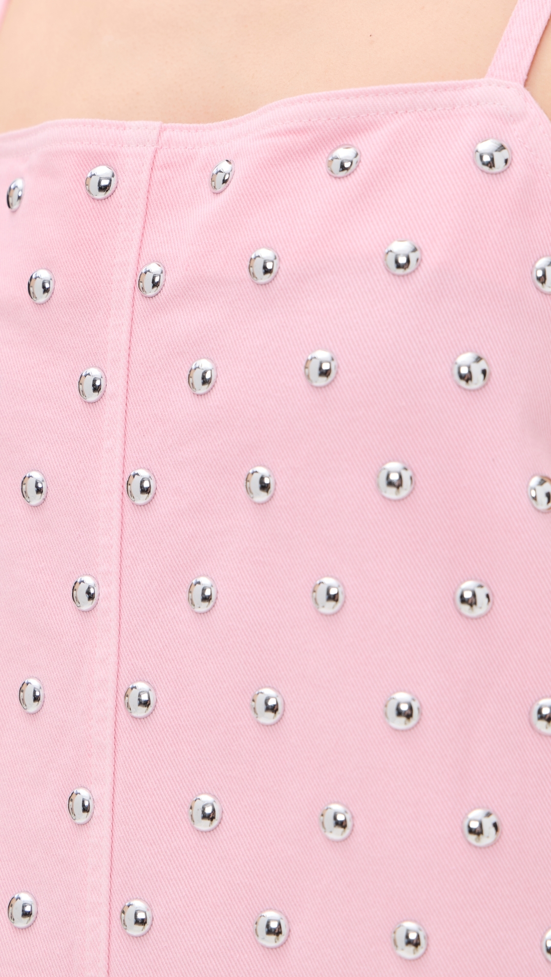 Studded Mini Dress Pink