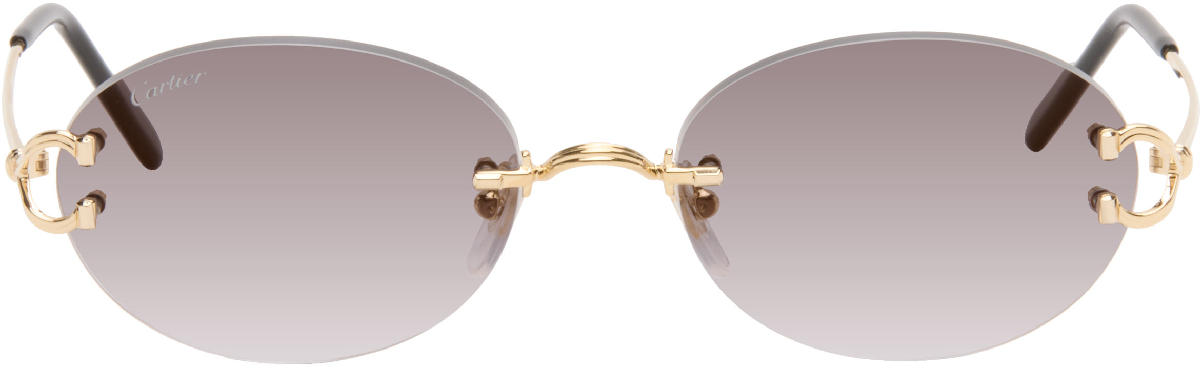Gold Classic C Motif Sunglasses