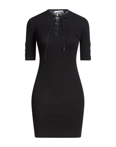 Woman Mini dress Black Size 2 Virgin Wool