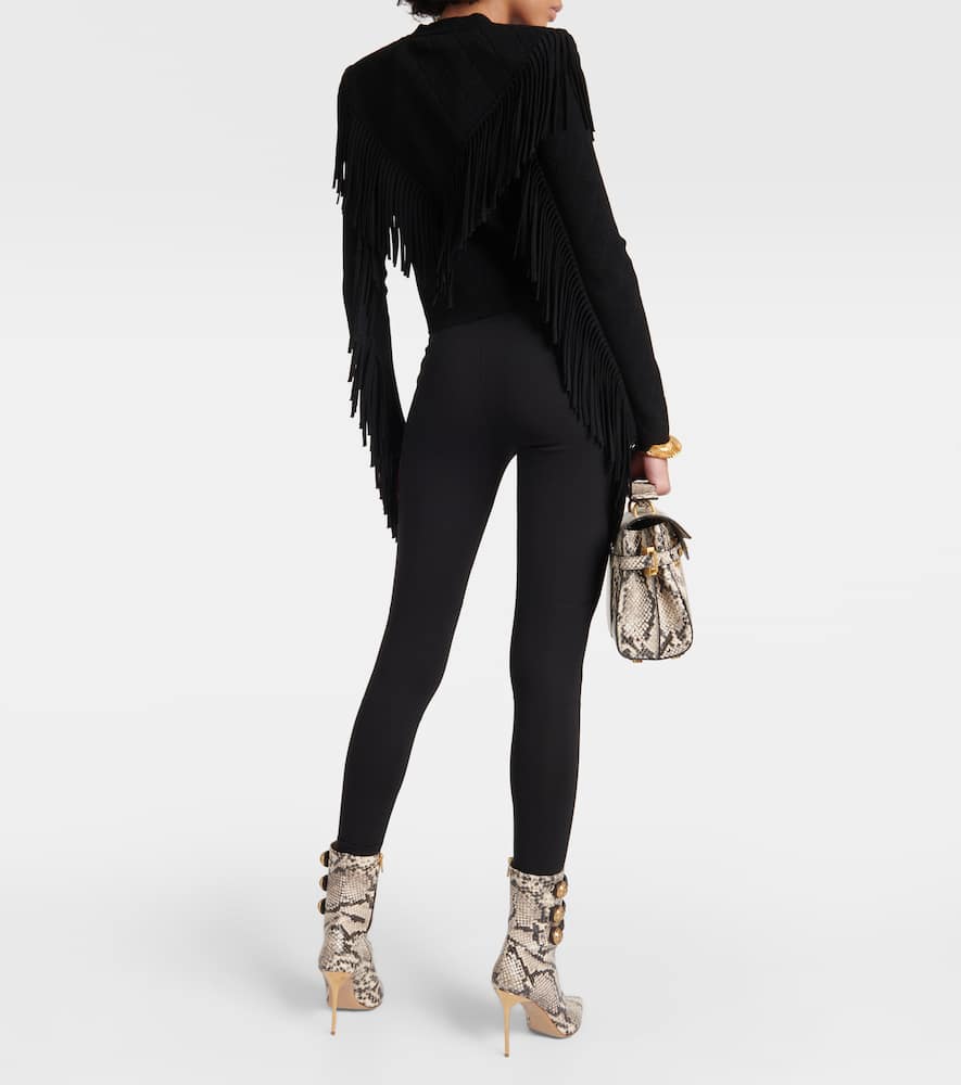 Fringed cardigan