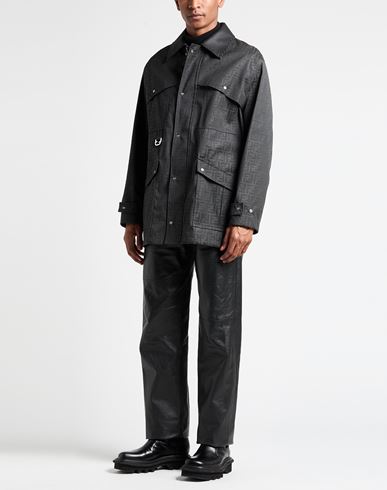 Man Jacket Black Size 38 Polyester, Cotton, Polyurethane resin, Lambskin