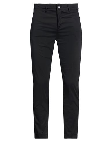 Man Pants Black Size 28 Cotton, Elastane