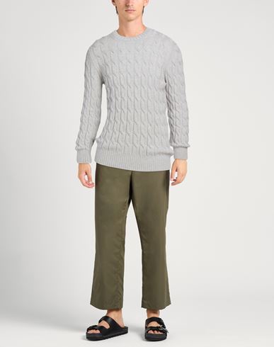 Man Sweater Light grey Size 38 Cashmere