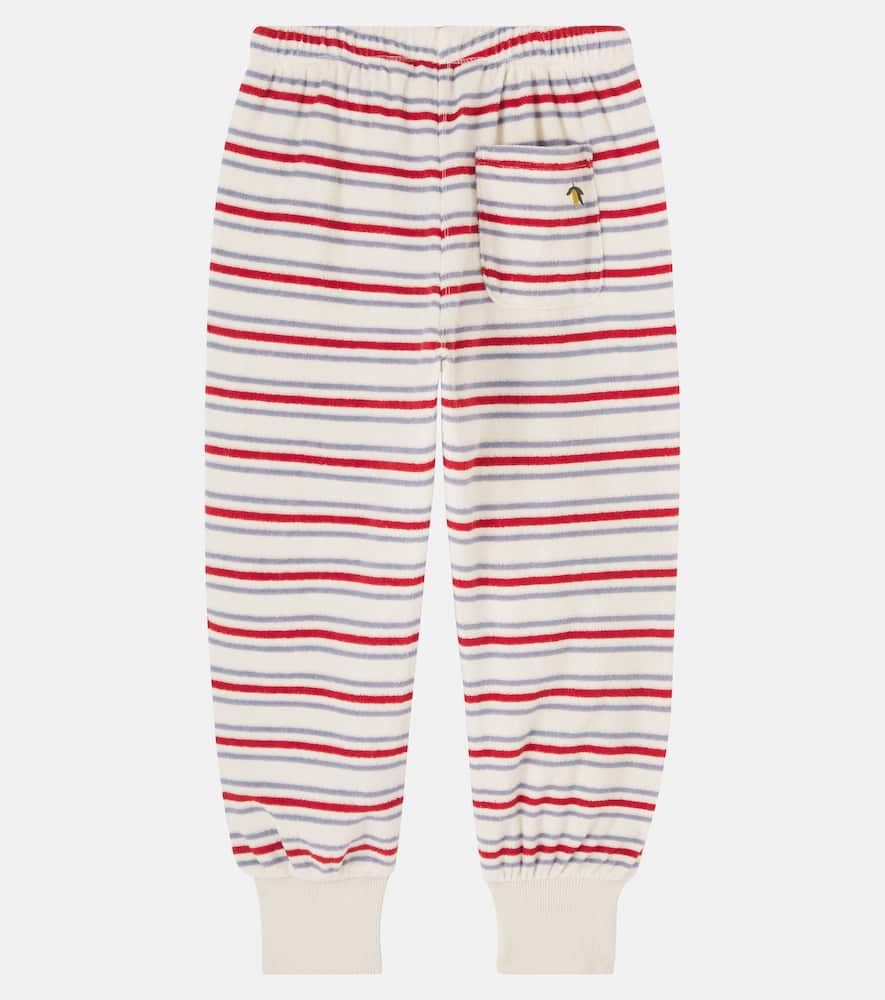 Konges Sløjd Itty striped cotton-blend terry sweatpants