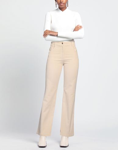 Woman Pants Beige