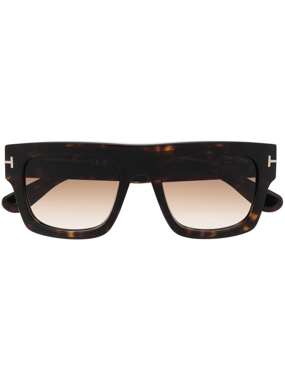 Men's Tom Ford Fausto Ft0711 52F Sunglasses in Havana | Size 53