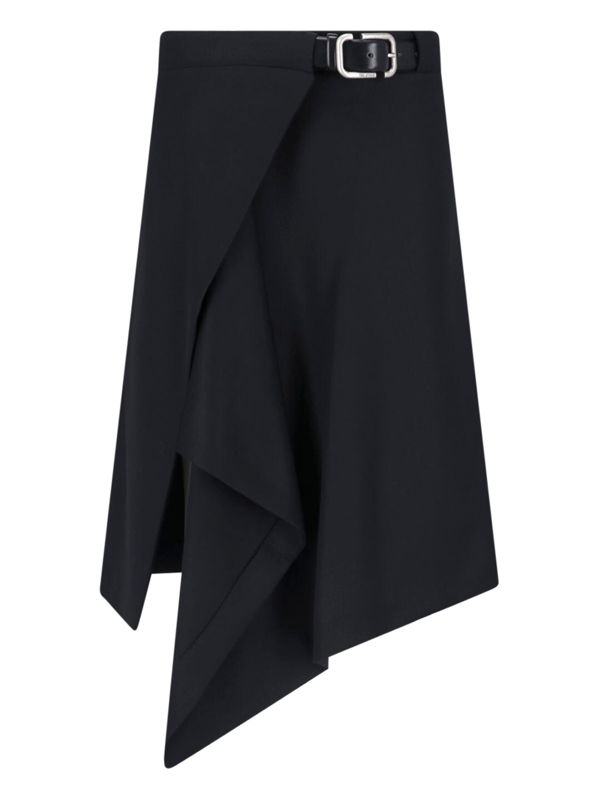 Sleek Draped Mini Skirt