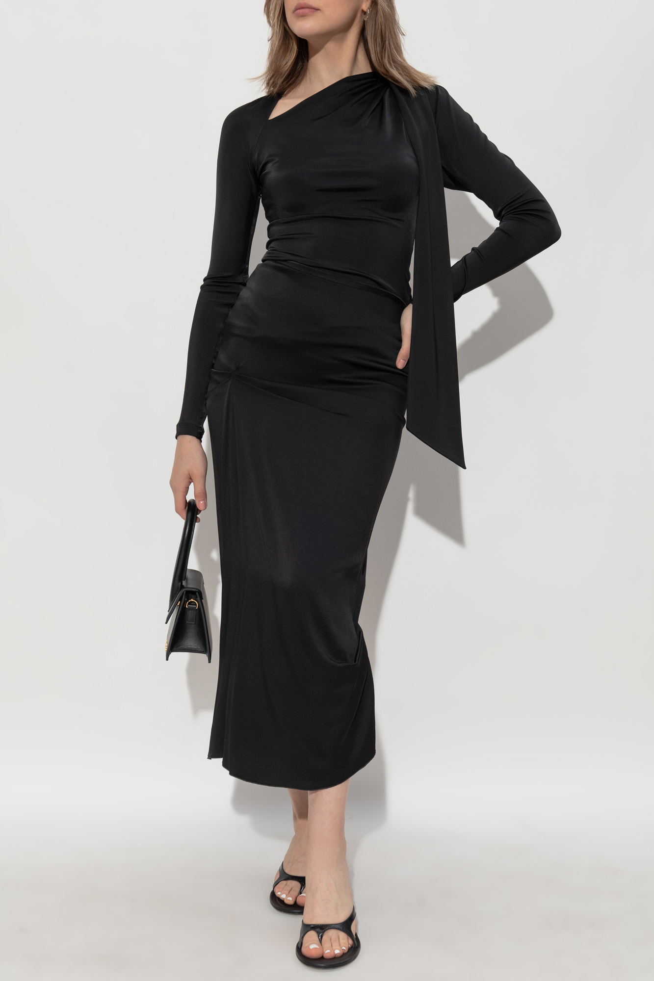 Victoria Beckham Top With Decorative Back Detailing, Women's, Black