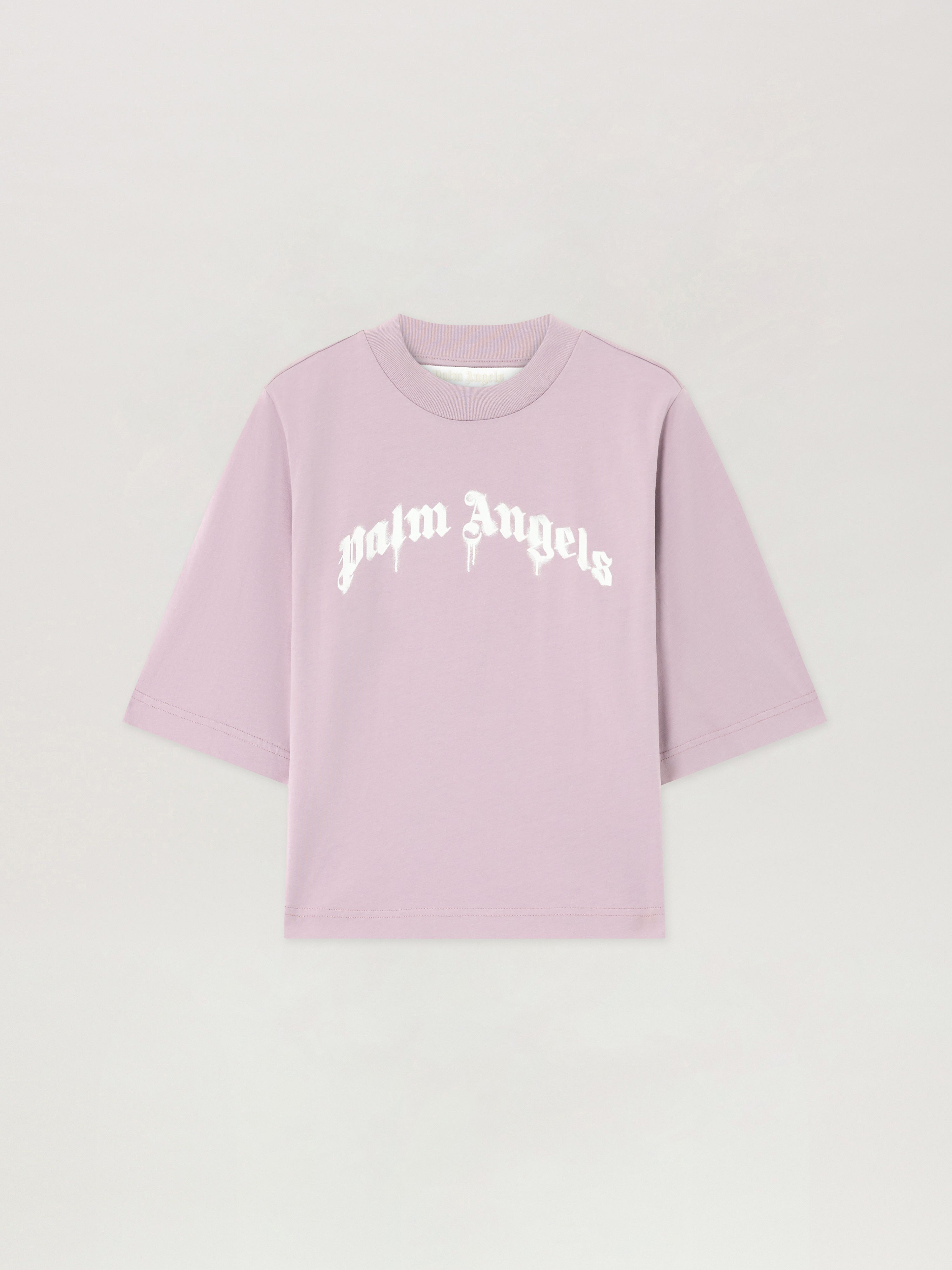 Curved Logo Boxy T-shirt - Woman T