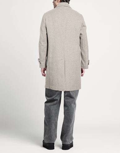 Man Coat Light grey Size 40 Wool, Polyester, Polyamide