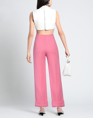 Woman Pants Magenta Size 6 Wool