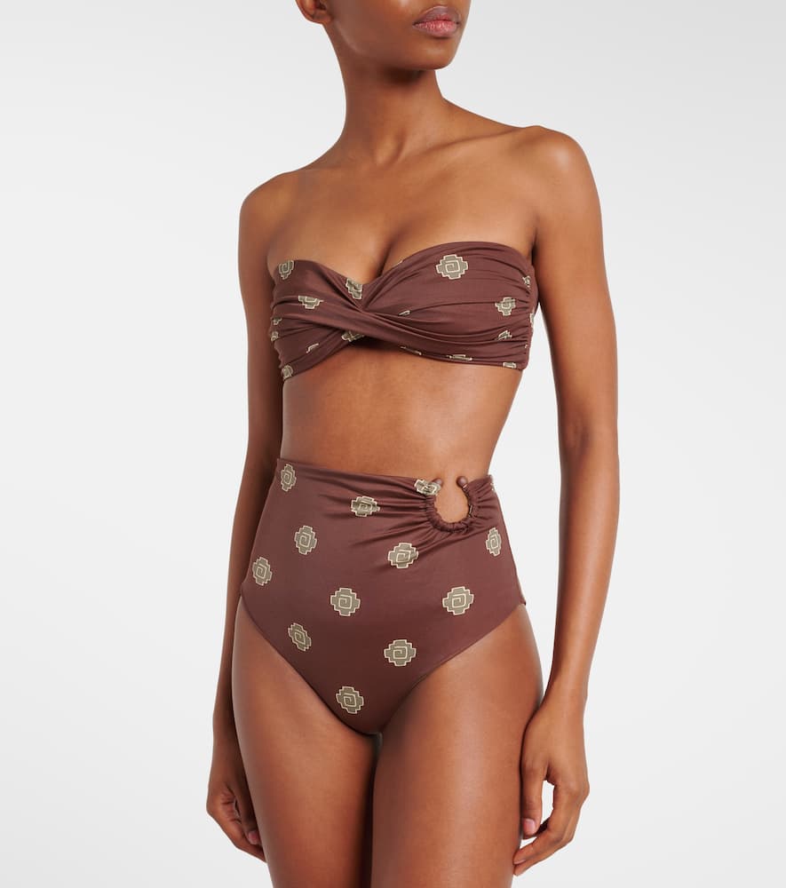 Taita printed bikini bottoms