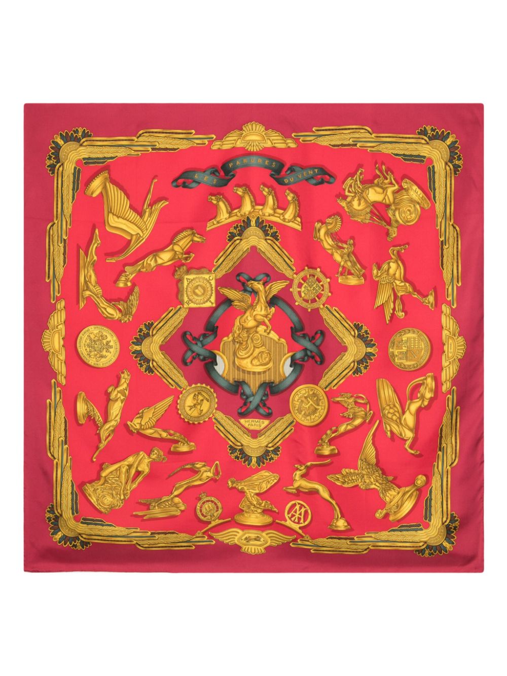 2000s pre-owned Le Parures du Vent silk scarf - Pink