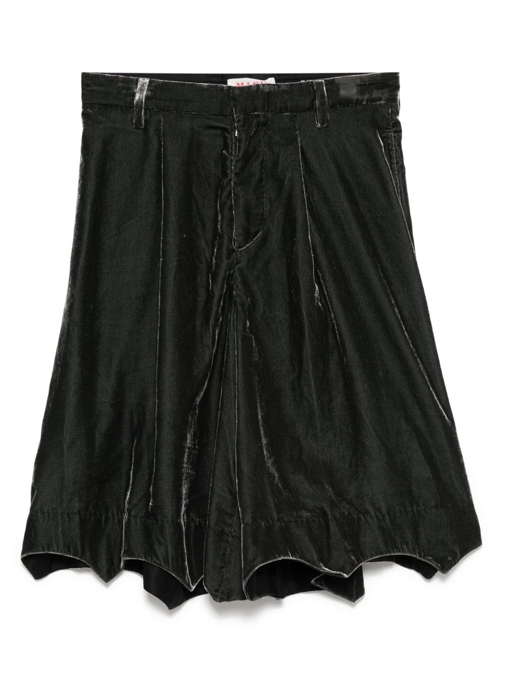 Velvet bat shorts - Grey