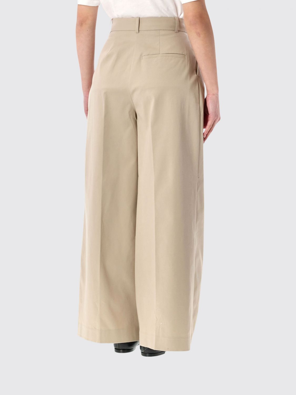 Pants Woman color Beige