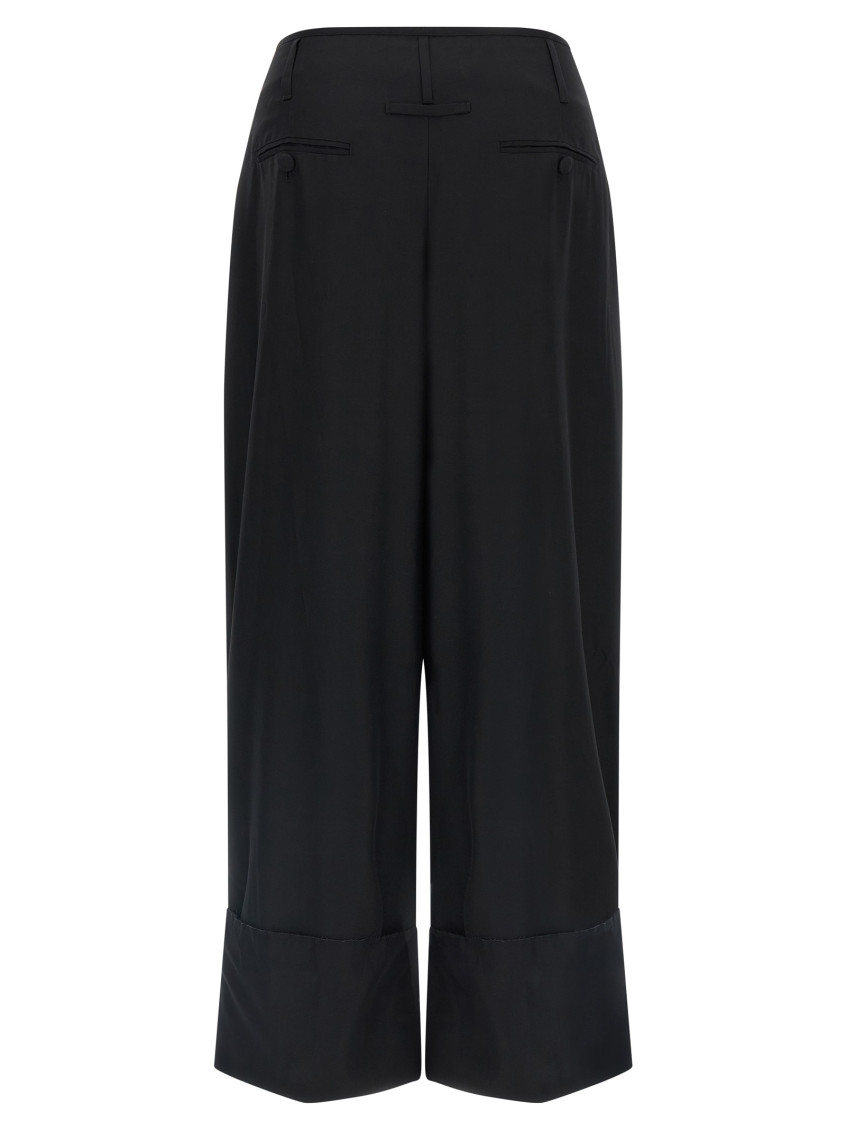 Darkpark - diana trousers pleated front cuffed he