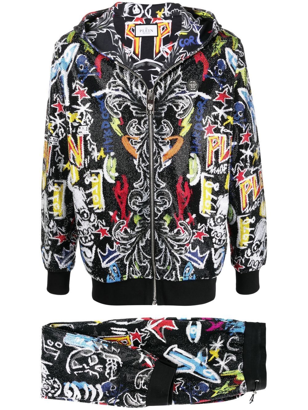 Stones tracksuit set - Black