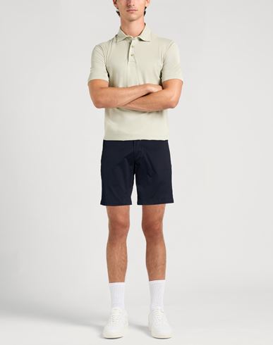 Man Shorts & Bermuda Shorts Midnight blue Size 30 Cotton, Elastane