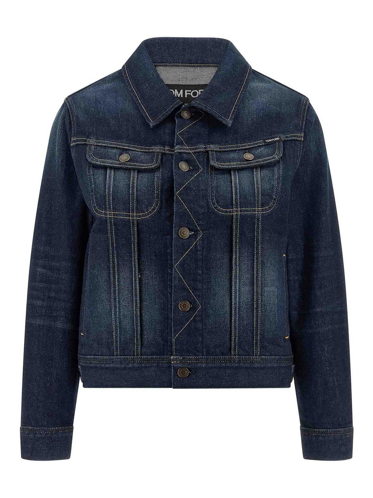 Japanese Denim Jacket Puffer Jackets Blue