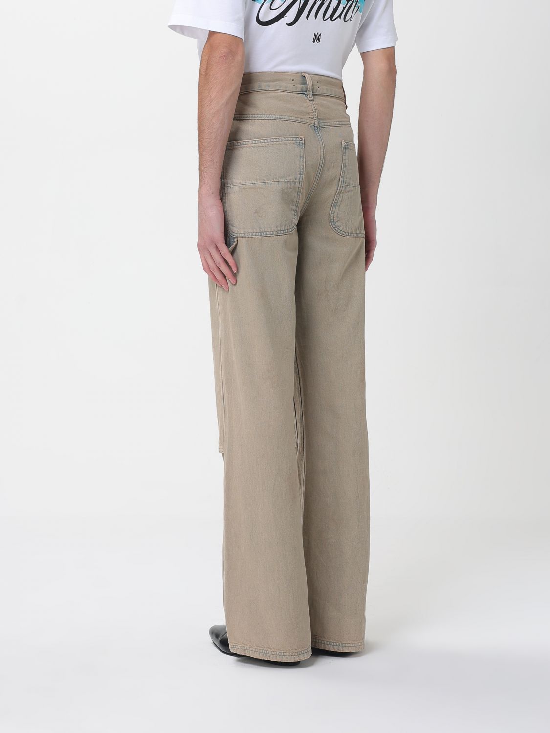 Jeans Men color Beige