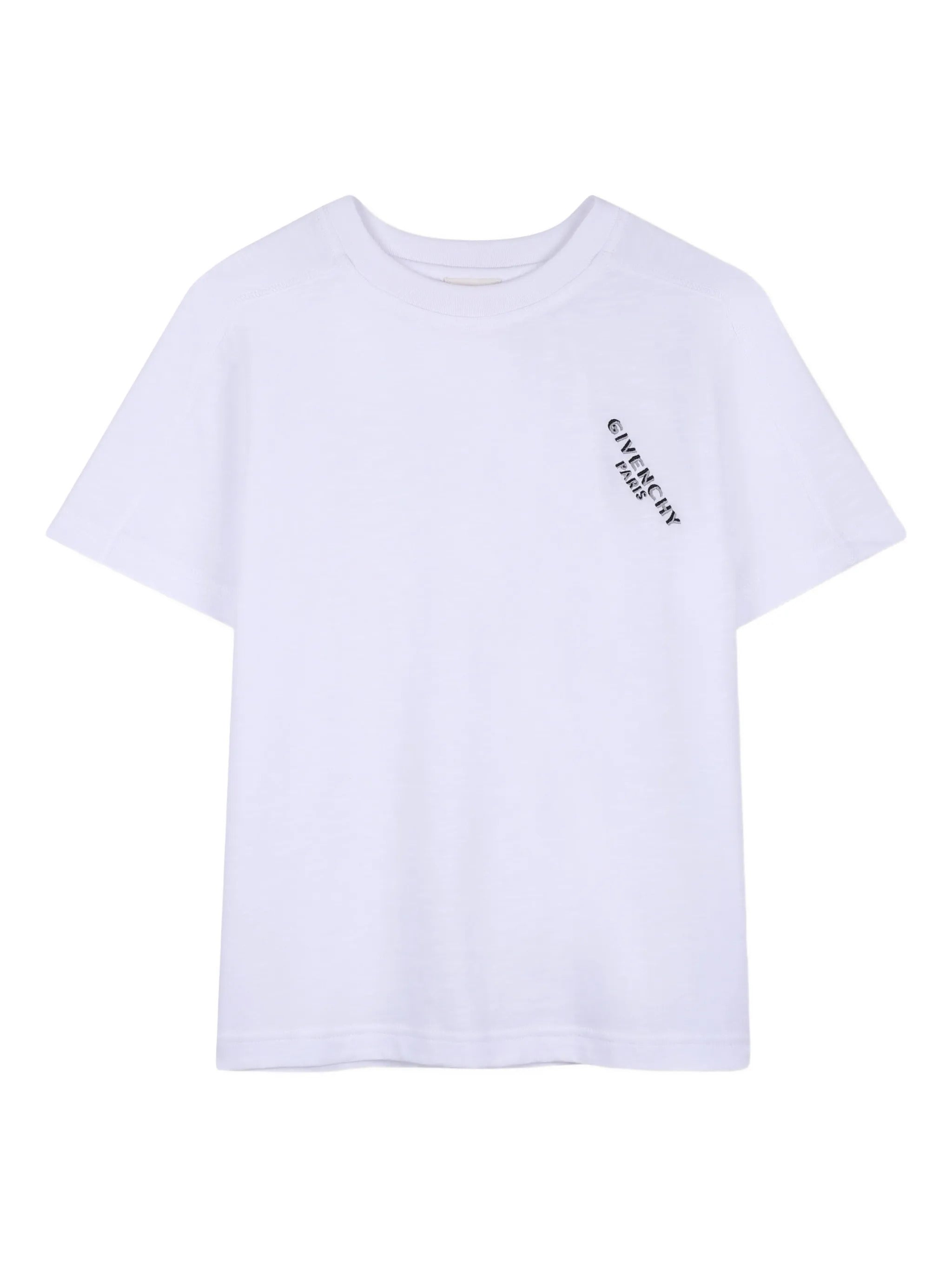 Mini Short Sleeve Embroidered Logo T-Shirt for Boys
