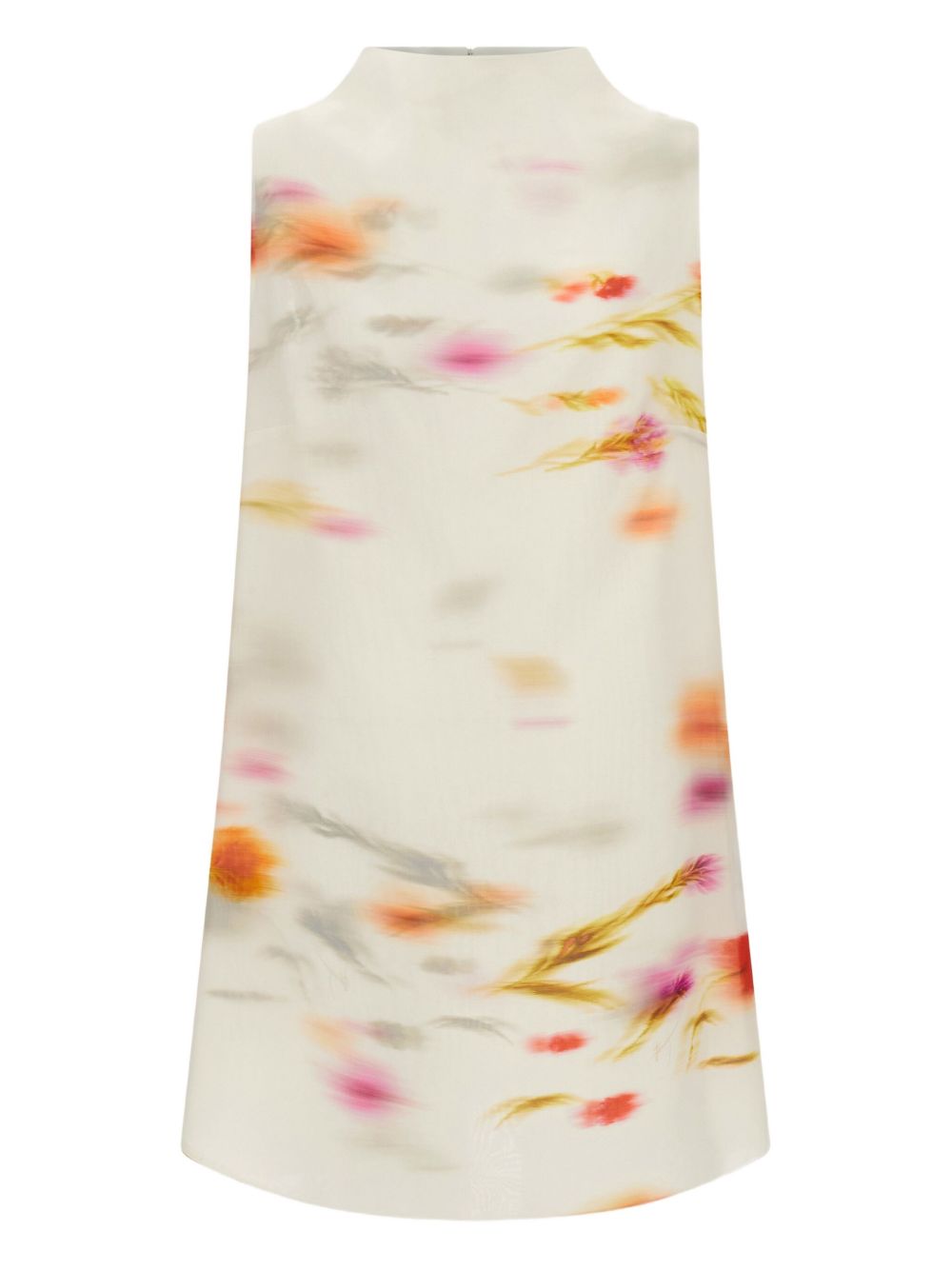 Floral-print dress - Neutrals