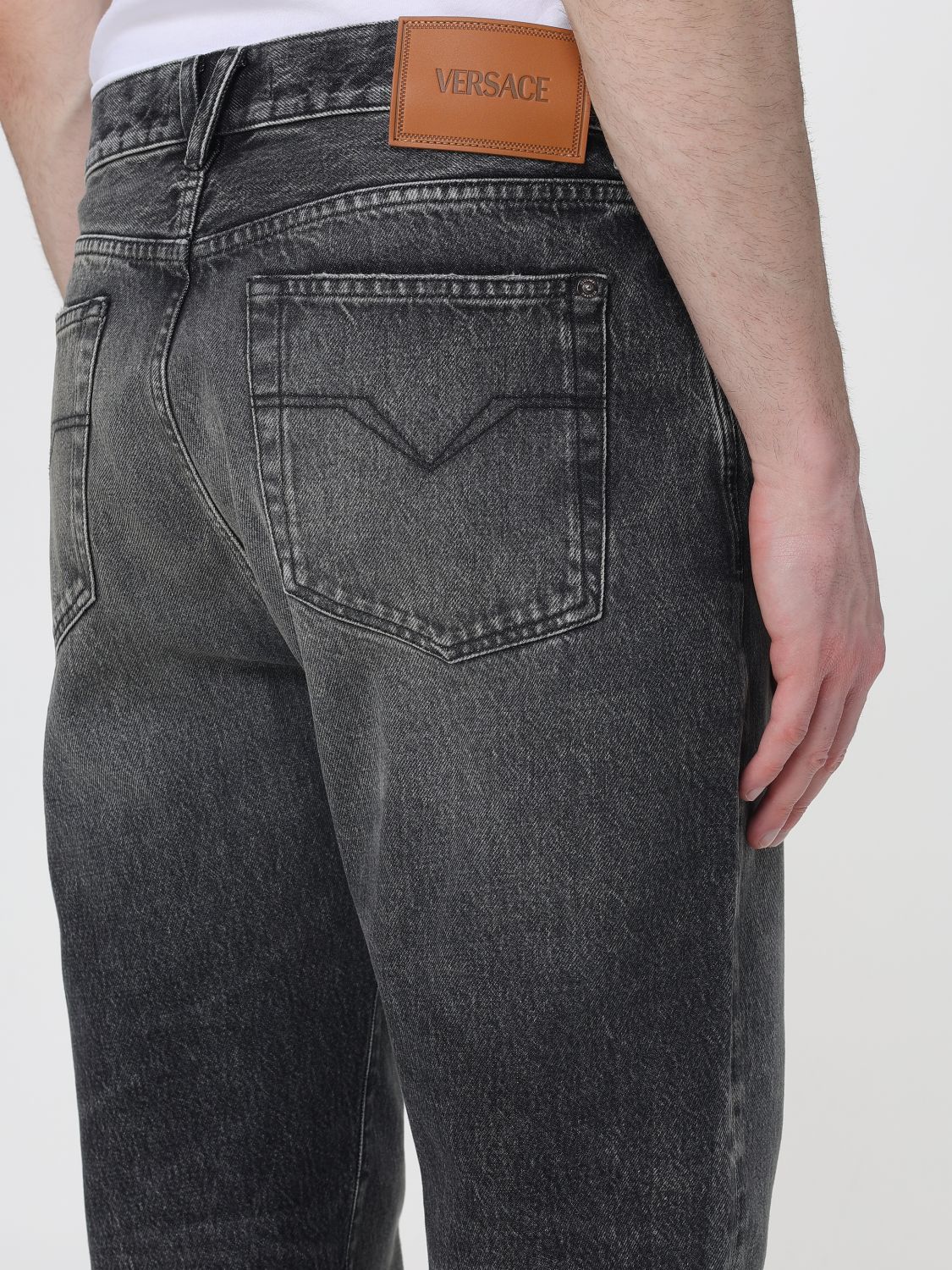 Jeans Men color Grey