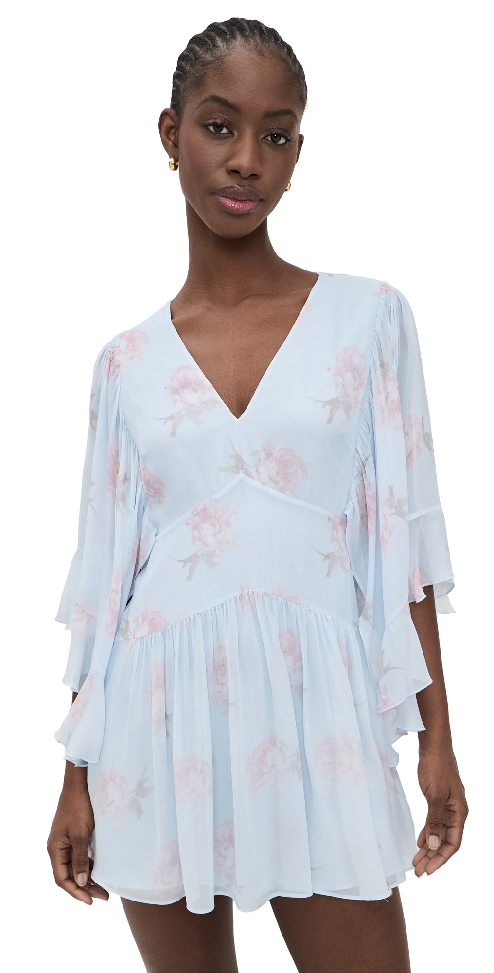 Auralie Dress Blue Roan