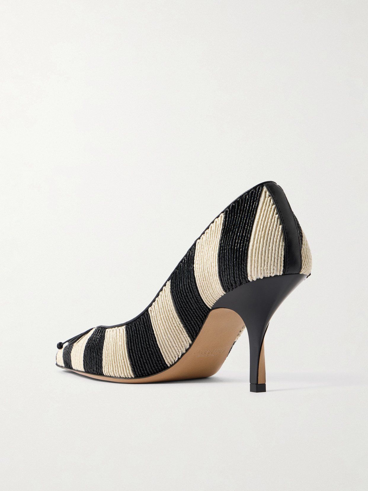 Les Escaripins Tourni Leather Heel Pumps - Multi
