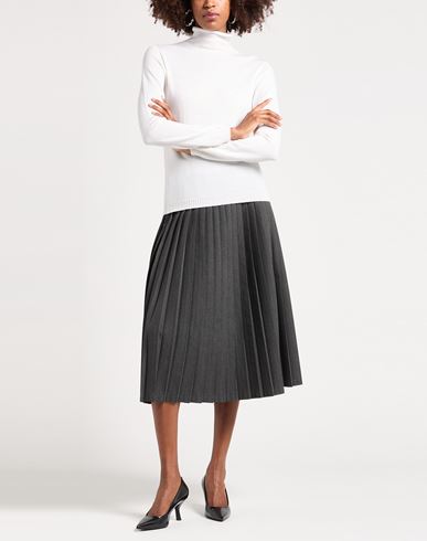 Woman Turtleneck Cream Size 4 Virgin Wool