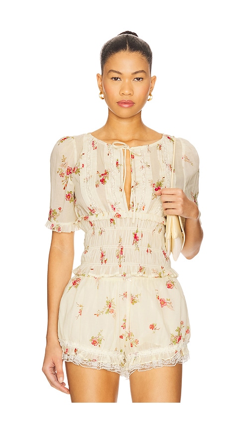 Tularosa Essie Top in Cream. L. Also in