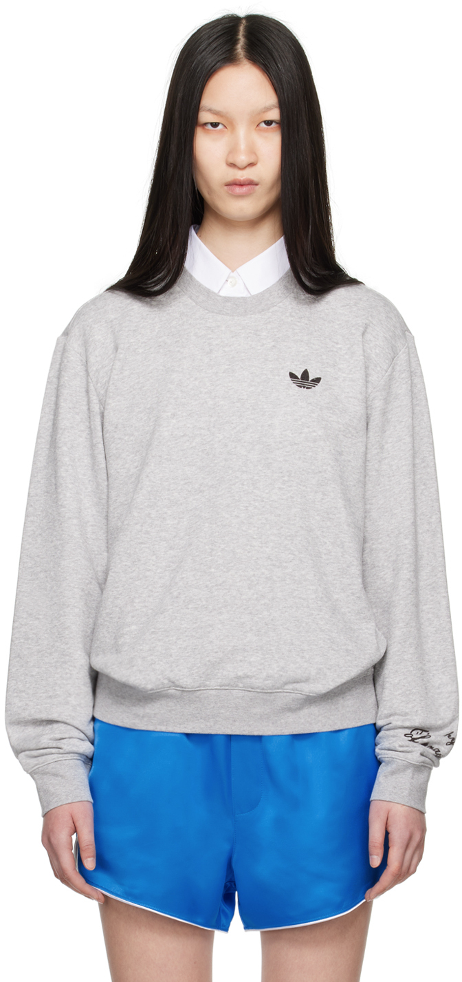 Wales Bonner Gray adidas Originals Edition Sweatshirt