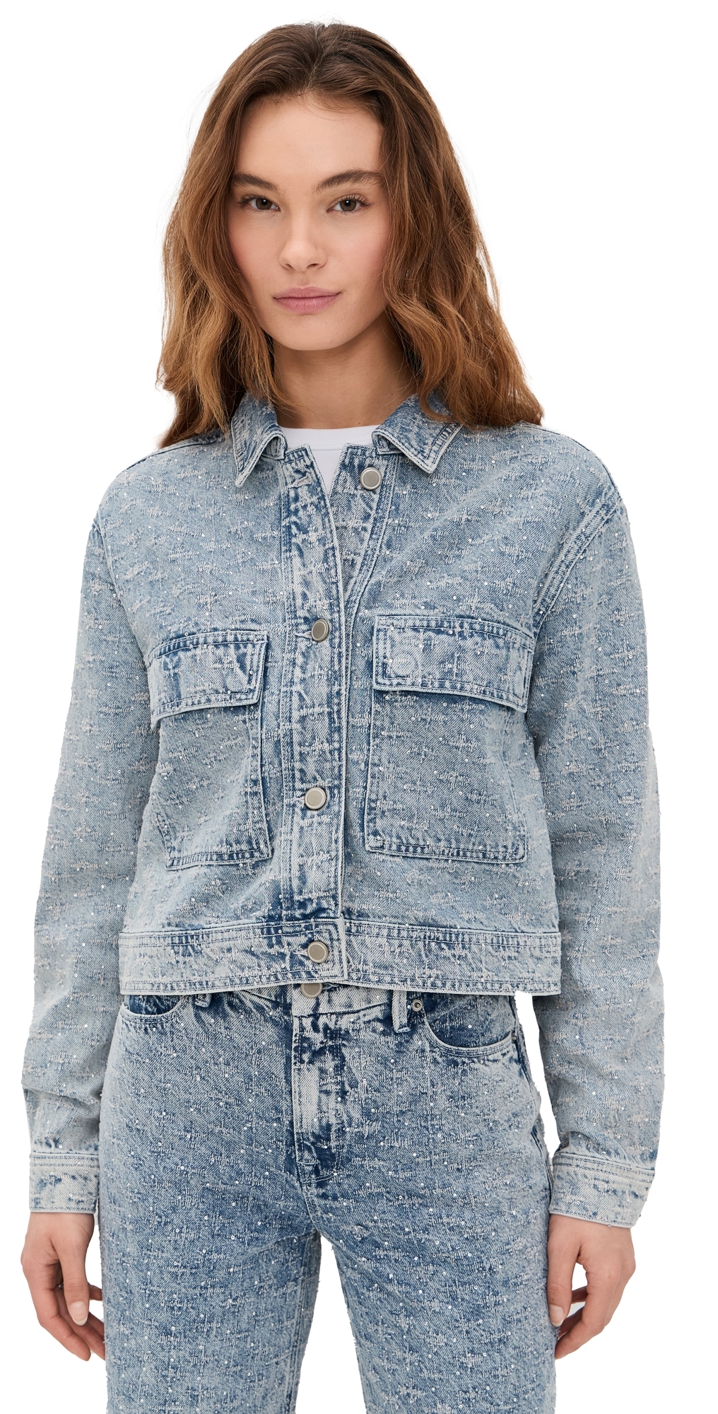 Crystal Denim Jacket Indigo1070