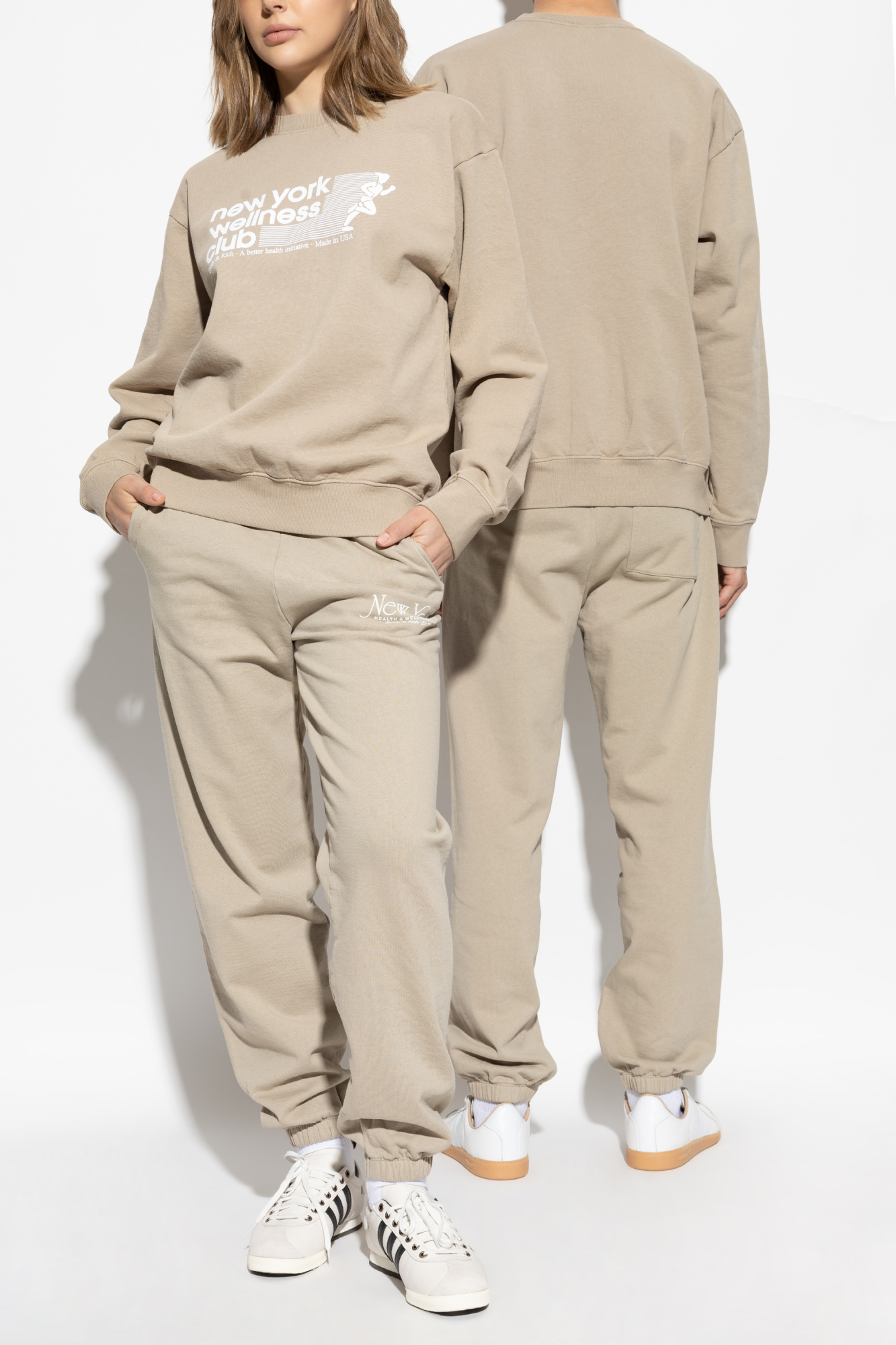 Sporty & Rich Sweatpants "NY 94", Unisex, Beige