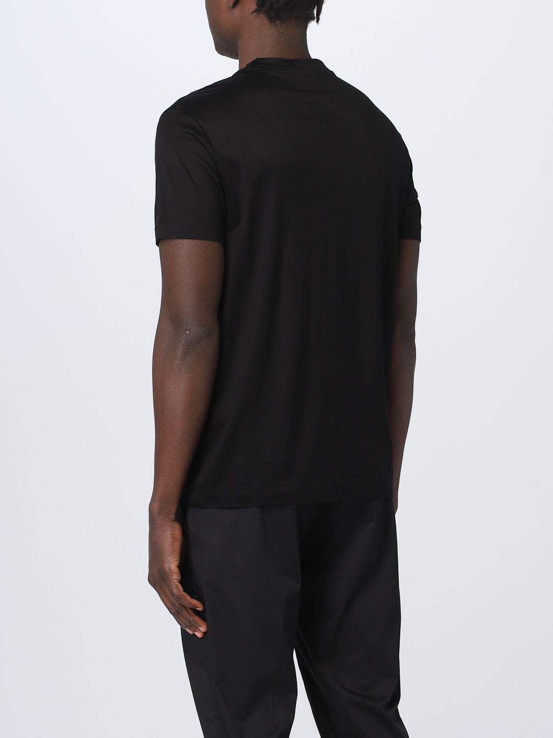 Lyocell and cotton T-shirt