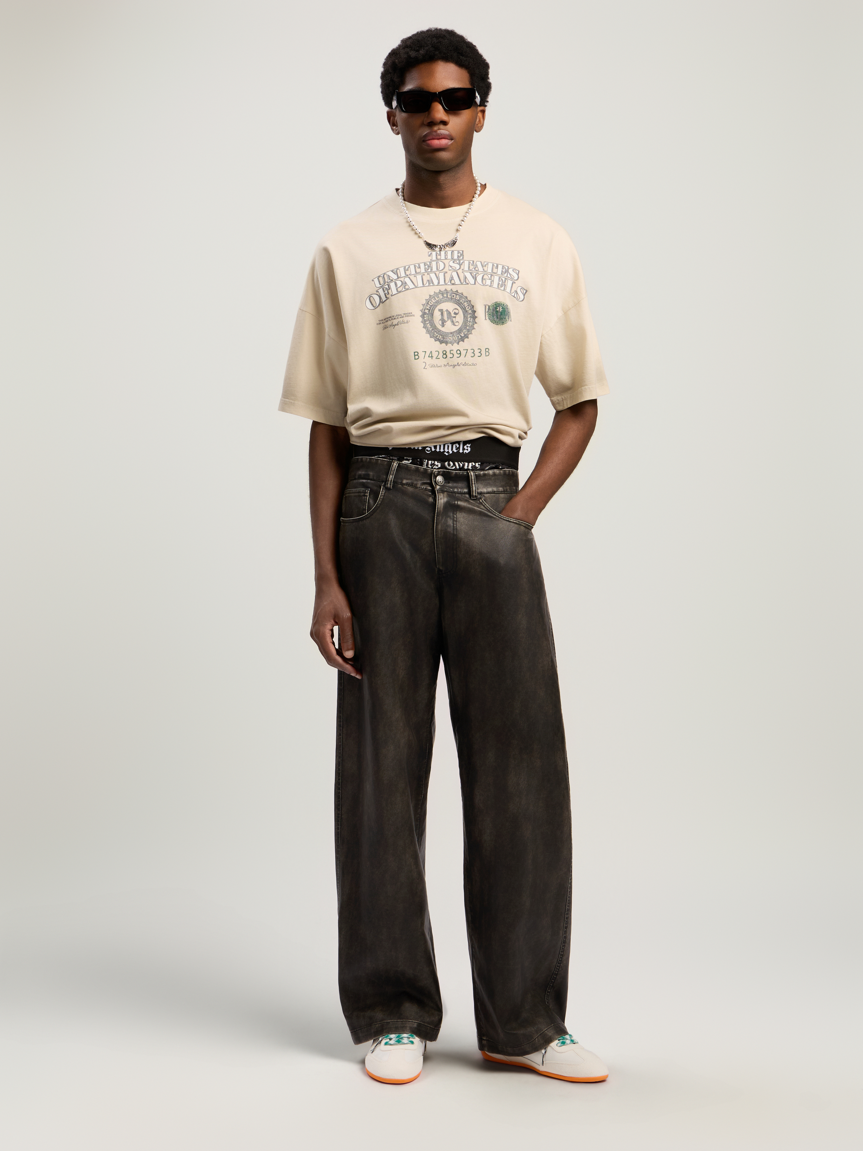 Pa Dollar Loose T-shirt Man  Ivory