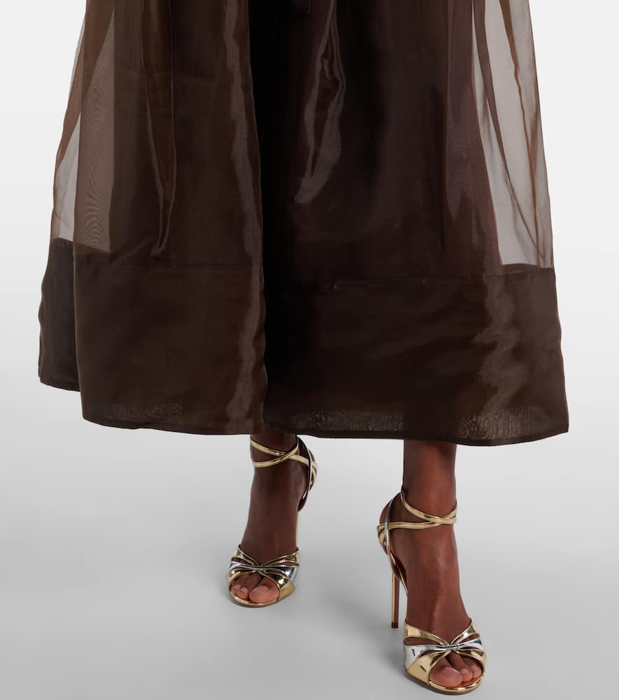 Montgomery organza shirt dress