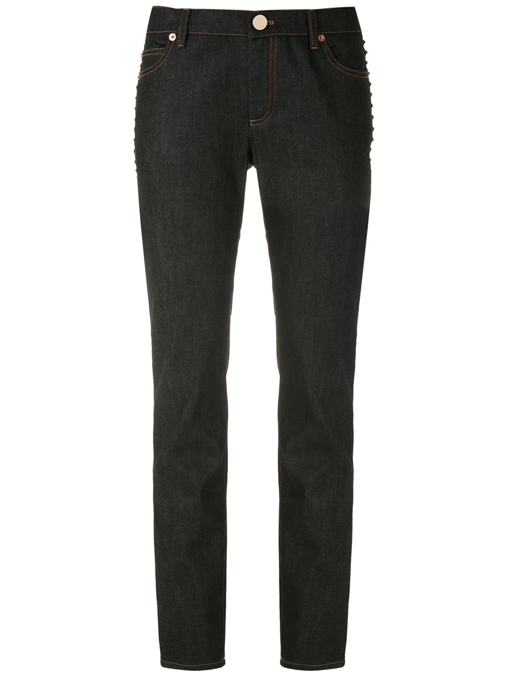 Rockstud straight-leg jeans - Blue