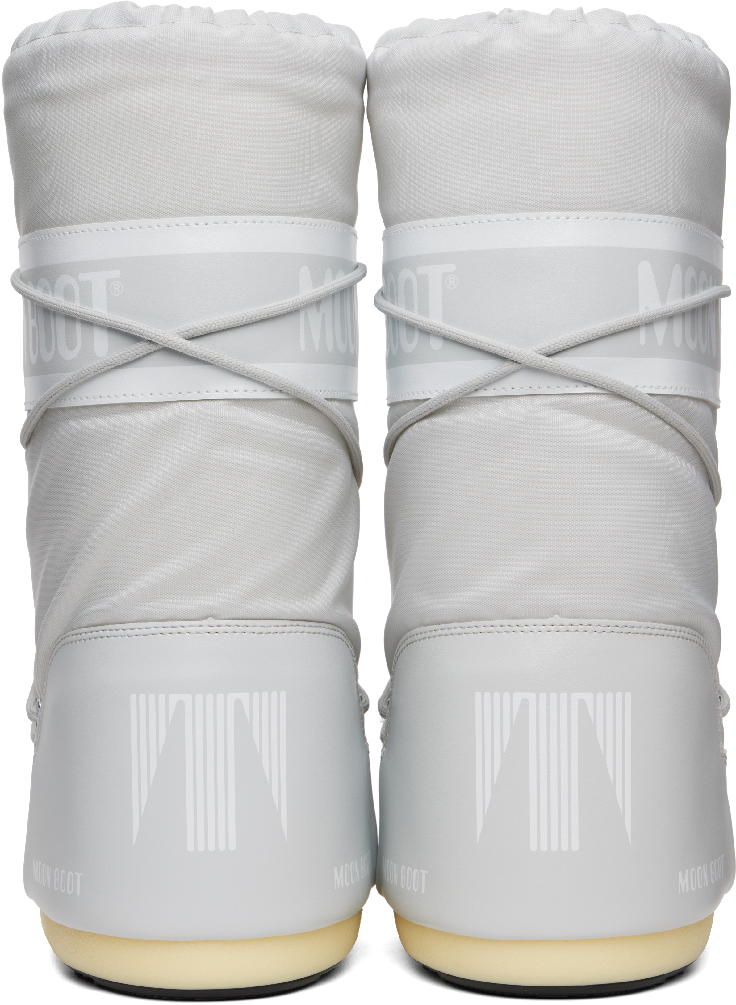 Gray Icon Nylon Boots