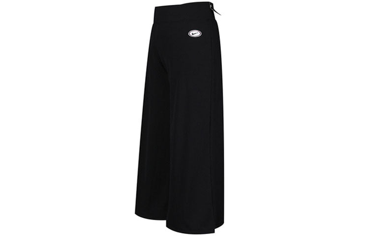 (WMNS) Sportswear Ribbed Knitting Trousers Black