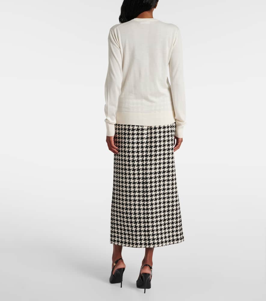 DG cashmere and silk cardigan