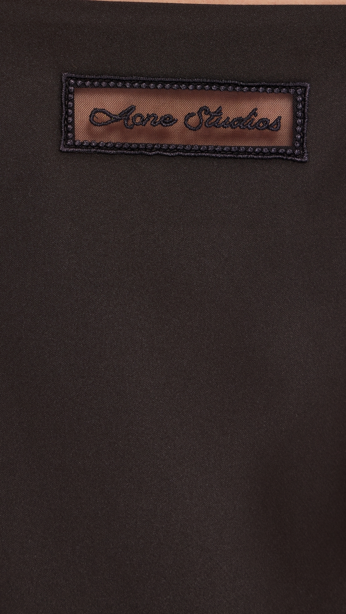 Silk Sleeveless Mini Dress Dark Chocolate Brown