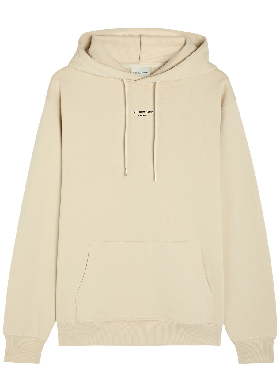 DRÔLE DE Monsieur Nfpm Printed Hooded Cotton Sweatshirt