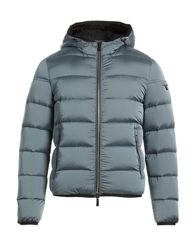 Man Puffer Slate blue Size 34 Polyamide, Polyurethane