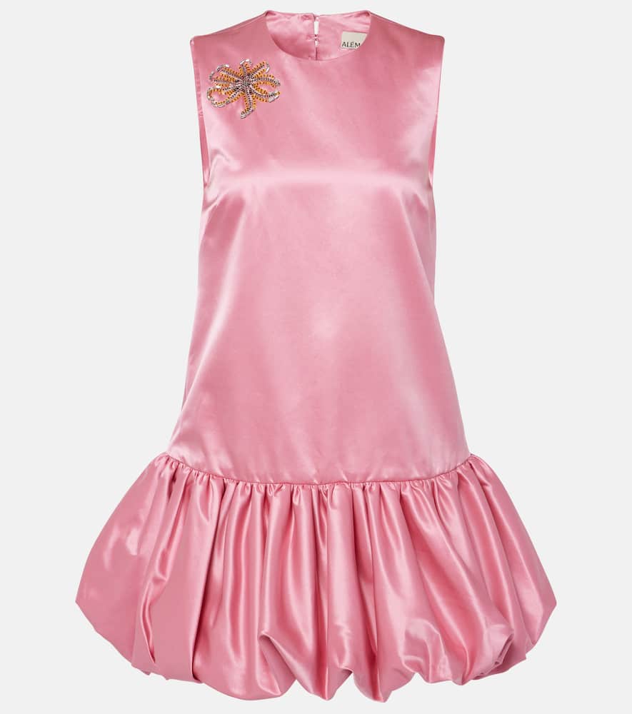 Alémais Neptuna embellished satin minidress