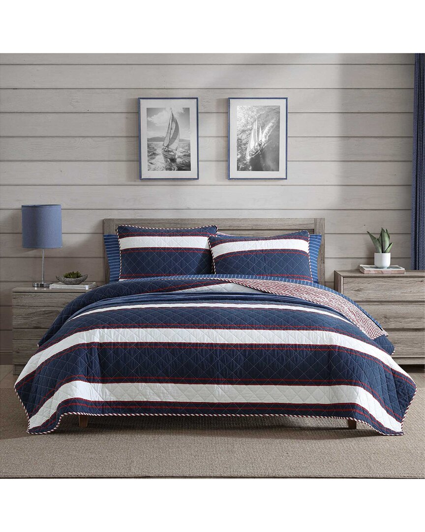 Wesley Cotton 2pc Reversible Cotton Quilt Set