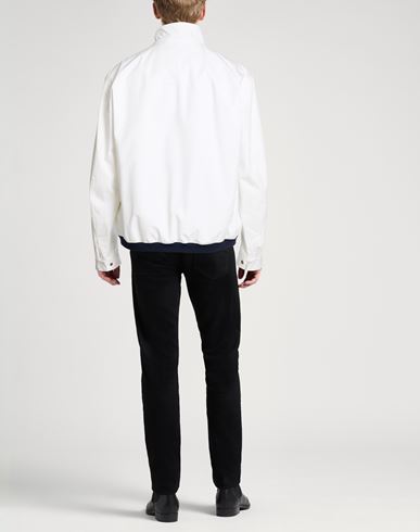 Man Jacket White Size XXL Polyester, Elastane