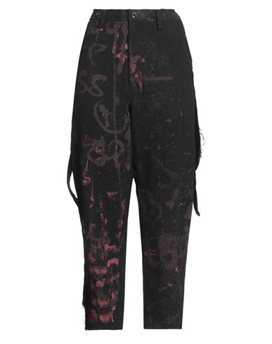 Woman Pants Black Size 2 Wool, Polyester, Acrylic, Nylon