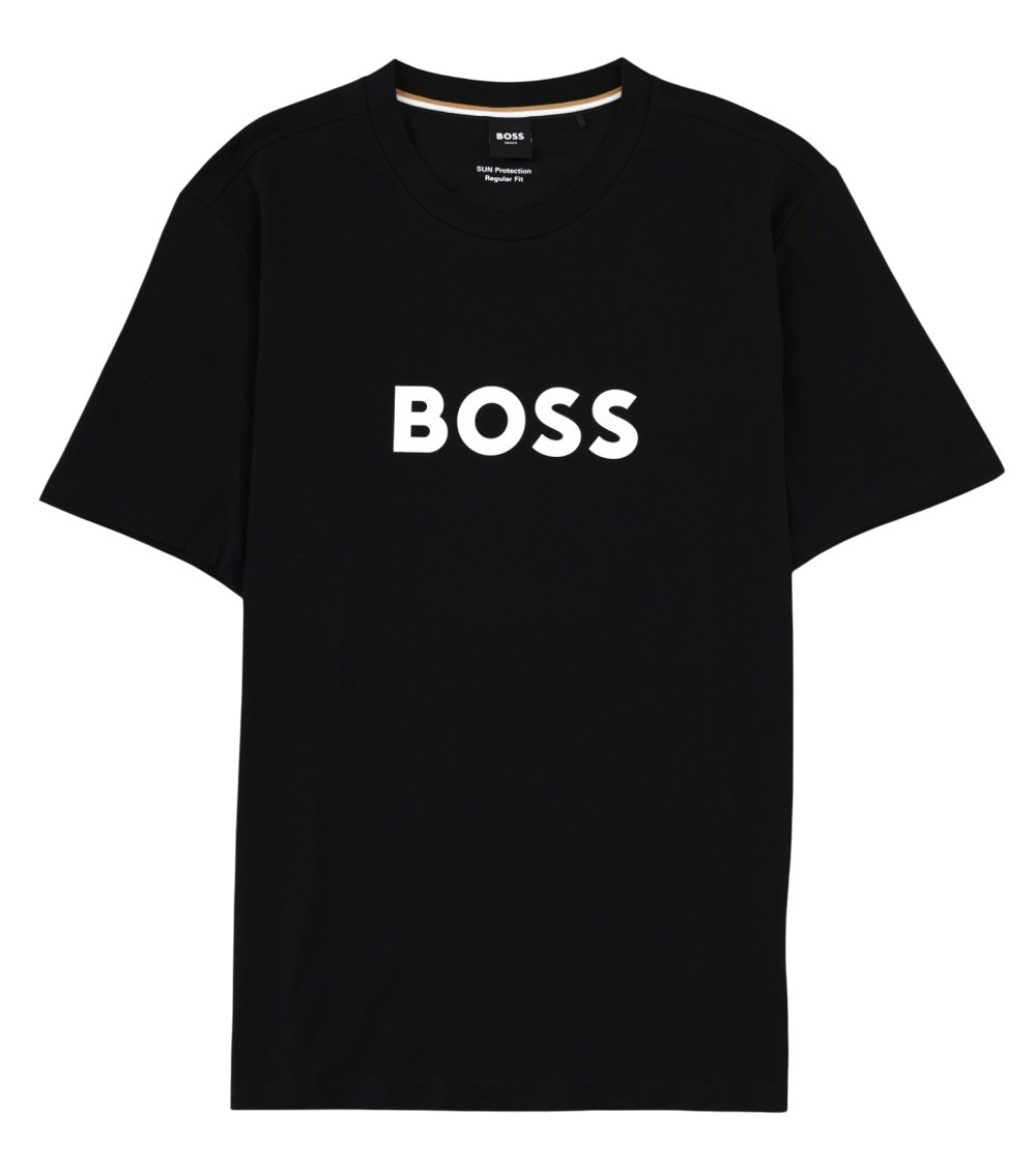 Black Logo Crew Neck T-Shirt